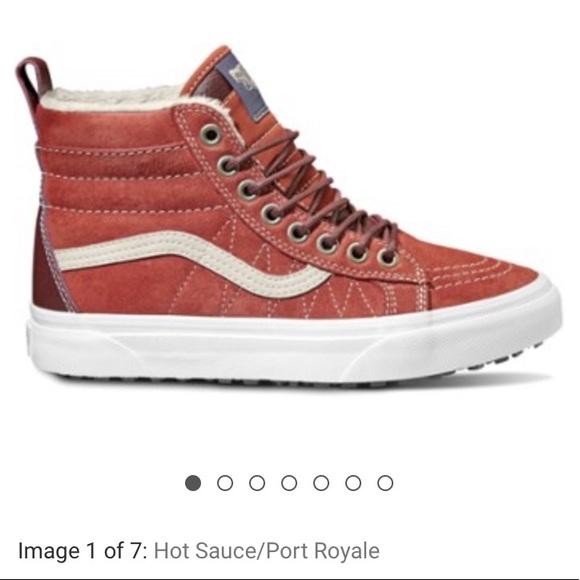 fur lined high top vans